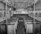 Interior of bus 1305 from the front