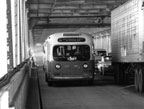 AC Transit bus number 1710 on the Bay Bridge.