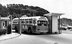 AC Transit bus number 1908 on Treasure Island