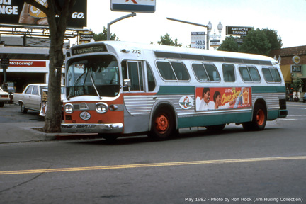 AC Transit bus number 772