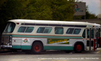 Rebuilt bus 700 in Richmond Yard in November 1984.