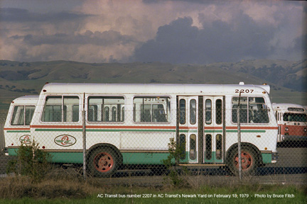 AC Transit bus 2207 - April 1979